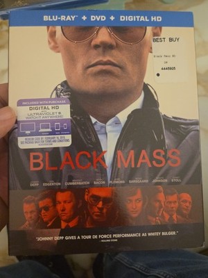Black Mass Blu-ray DVD Sealed In Sleeve