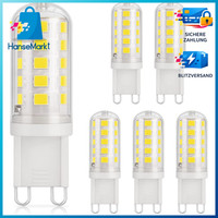 G9 LED Lampe Kaltweiß 6000K 3W Ersetzt 30W 410Lm 6Er Pack 6 StüCk