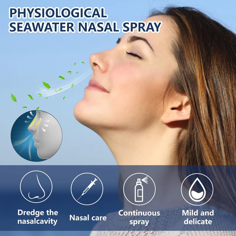 Spray Nasale, 30Ml Decogenstionante Nasale Adatto, Virus Defense, Spray Nasale C - Immagine 4 di 4