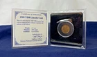 1909 VDB Lincoln Cent Uncirculated With COA