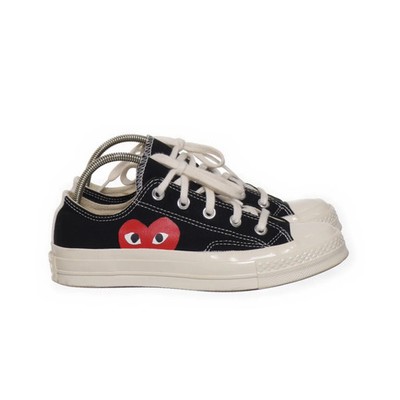 Comme des Garçons PLAY x Converse, Canvas Sneaker, Größe: 36 1/2, Schwarz #jrw