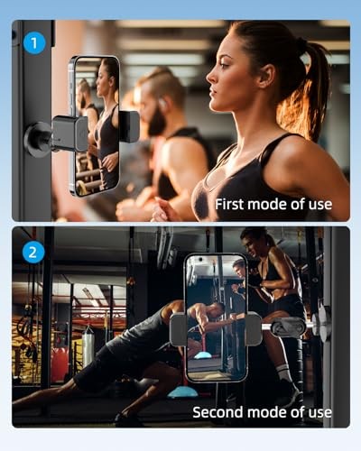 Gym Magnetic Phone Holder, 360°Adjustable, Magnetic Phone Holder Mount JSF22 - 第 3/8 張圖片