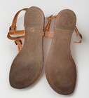 Tory Burch Women’s Leather Thong Sandals Ankle Strap Buckle Brown 7 — photo 2