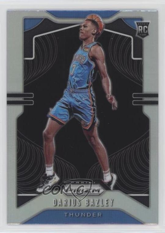 2019-20 Panini Prizm Rookie Silver Prizm Darius Bazley #289 12g7