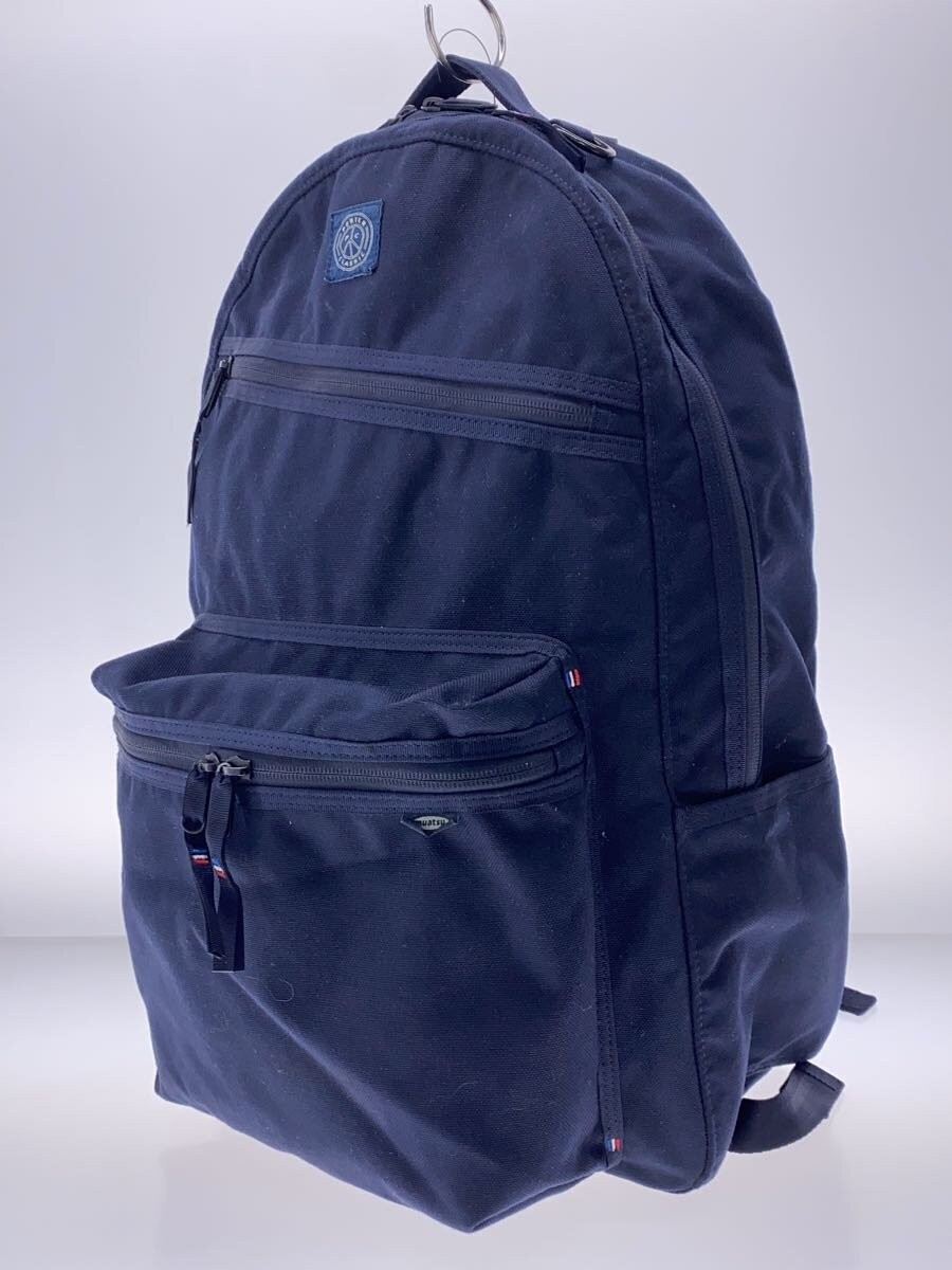 Porter Classic Backpack Polyester Navy Plain Used - image 2