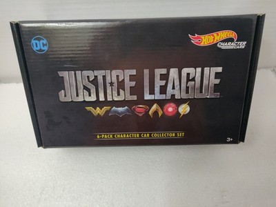 Hot Wheels DC Justice League 6 Pack Character Car Collector Set (CosBman2120)