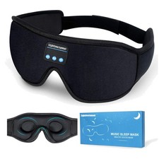 Washable Wireless Sleep Mask with Stereo Sound - Perfect for Travel  Insomnia
