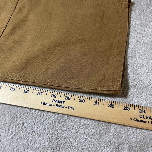 Carhartt Kids Duck Canvas Overalls Size 10 Brown Workwear Bibs Carpenter Style - Picture 4 of 9