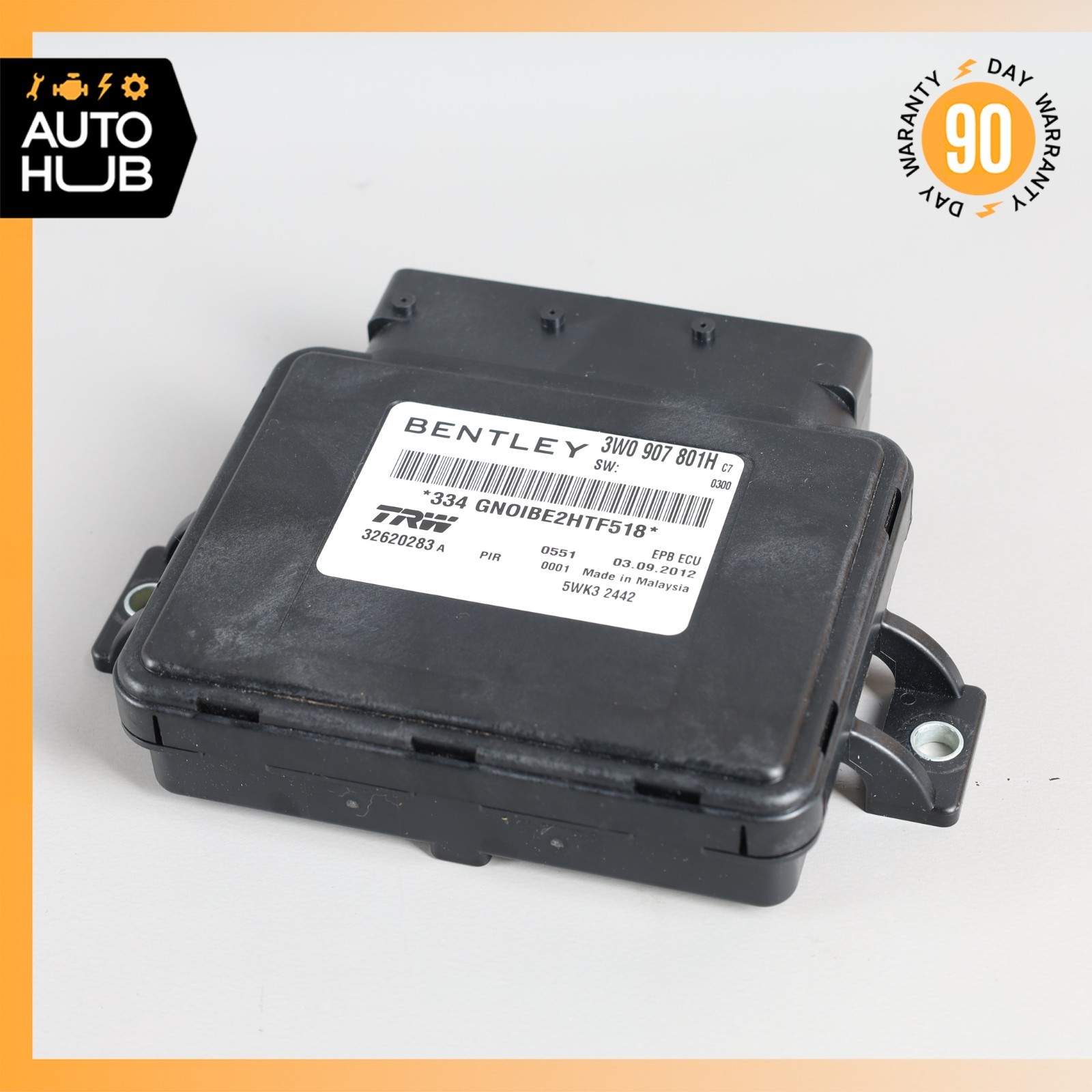 Bentley Continental GTC Electronic Parking Brake Control Module OEM 32k