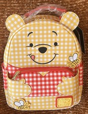 Loungefly Disney Winnie The Pooh Gingham Cosplay Mini Backpack