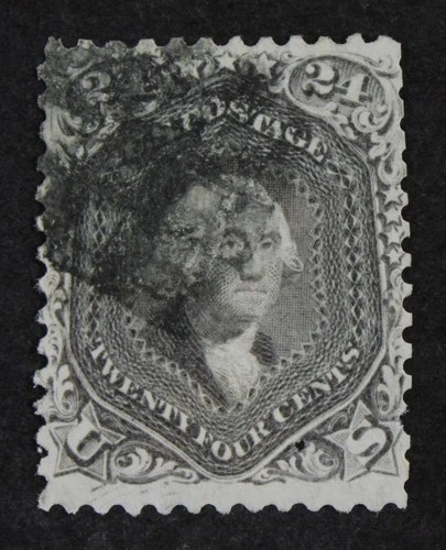 CKStamps: US Stamps Collection Scott#78a 24c Washington Used Pinhole