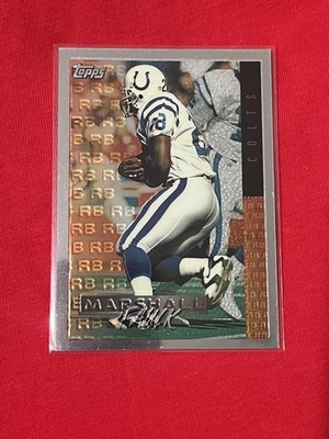 1995 Topps #NNO Marshall Faulk Mystery Finest