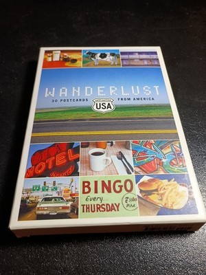 Wanderlust USA: A Box of 30 Postcards from America, Route 66 by Troy M. Litten
