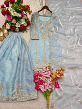 INDIAN PAKISTANI SALWAR KAMEEZ READY TO WEAR SUITS WEDDING PARTY BOLLYWOOD DRESS