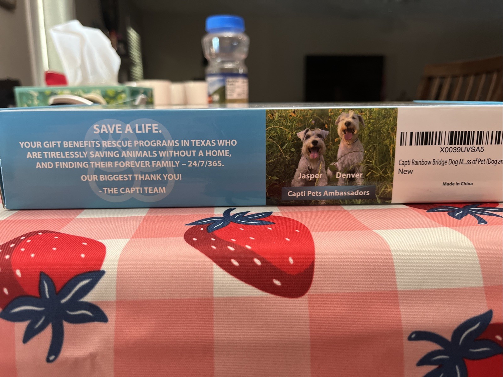 Capti Pets Rainbow Bridge Memorial for Fur Moms and Dads Dog New Open Box Unused