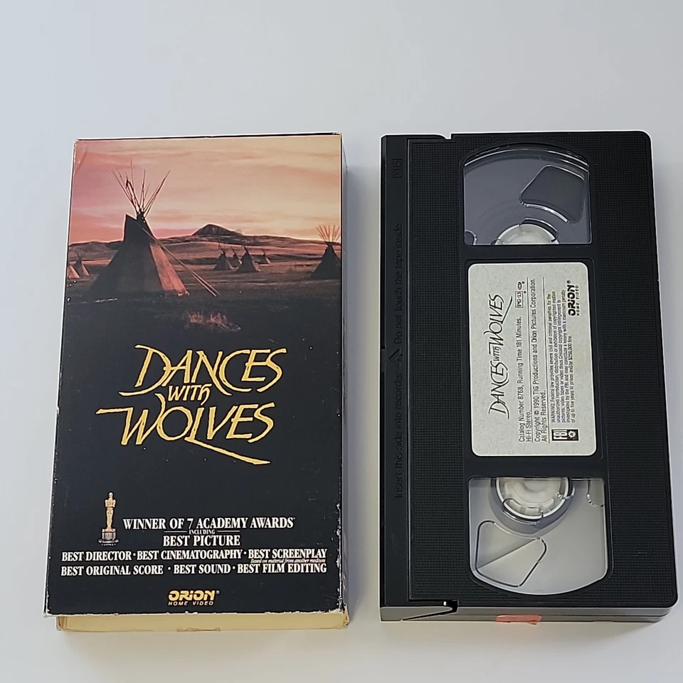 Dances with Wolves (VHS, 1993) - Image 4 of 4