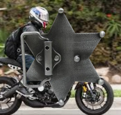 Boucle De Ceinture 3D Harley Davidson Grande étoile Argentée | Accessoire Motard Neuf Avec étiquettes