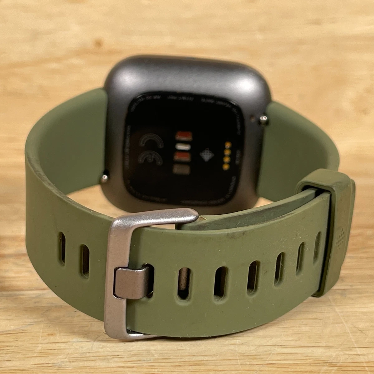 Fitbit Versa 2 FB507 Green Aluminum Case Touch Screen Smart