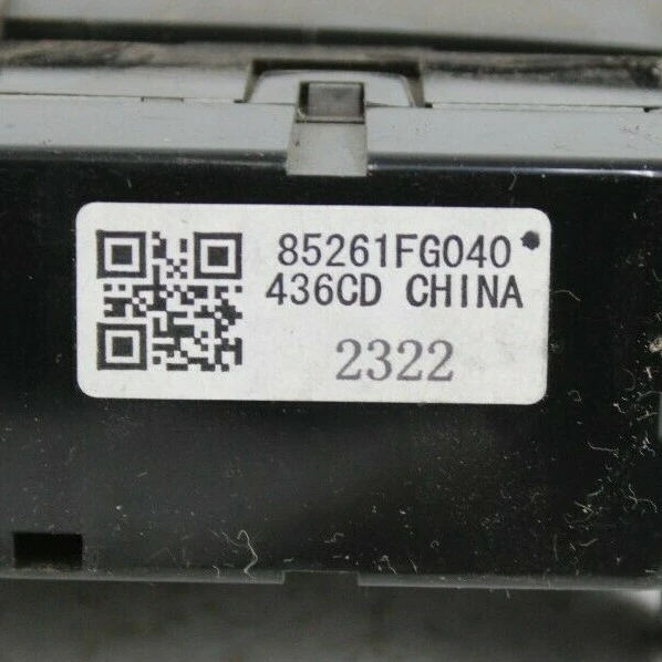 2012-13 Subaru Forester Conjunto de Relógio Multi Display OEM P/N 85261FG040 - Imagem 4 de 4