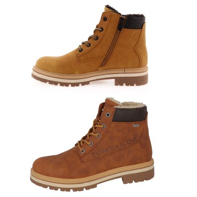 Tom Tailor 4280510005 Herren Schnürboots Reißverschluss Tex Warmfutter Gr.41-46
