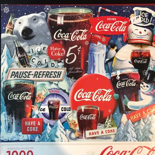 Springbok 1000 piece jigsaw puzzle - Coca-Cola Ice Cold Holidays. - Picture 9 of 10