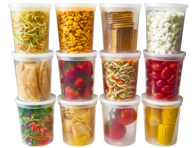 	DuraHome - Deli food Storage Containers with Lids 32 oz Quart Pack of 24	
