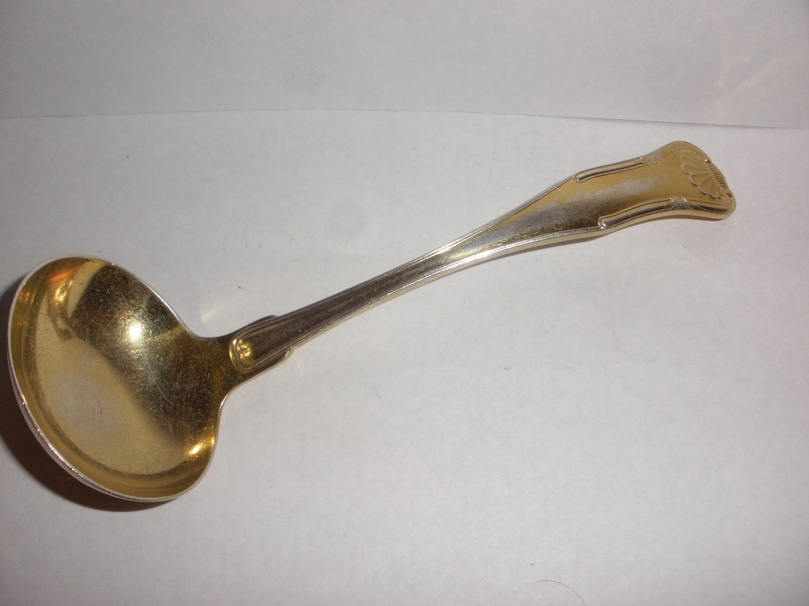 Vintage S. Kirk & Son King Pattern Sterling silver Gravy Sauce Ladle no mono