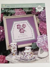 Candle Larkspur Cross Stitch Pattern Needlecraft Shop