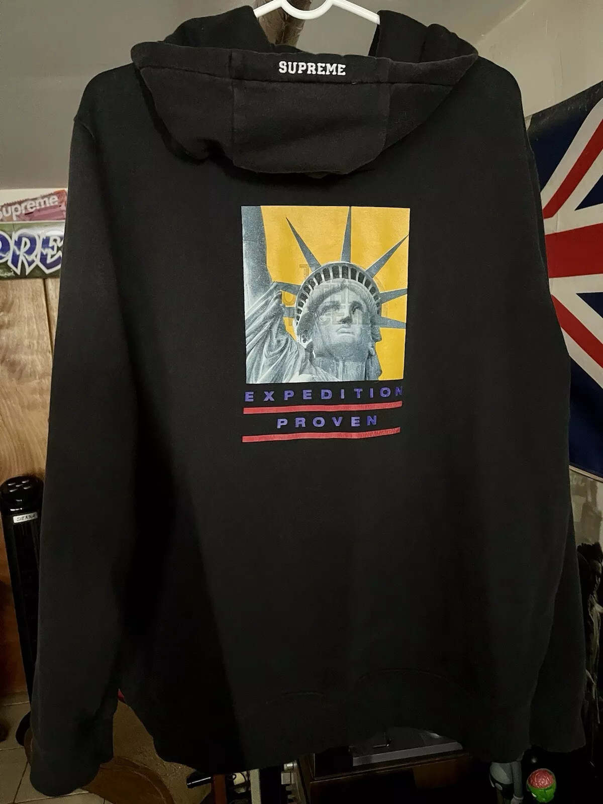 Sweat à capuche SUPREME x The North Face Statue de la Liberté taille L
