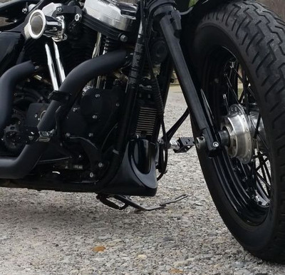Front Chin Spoiler Air Dam Fairing For Harley Dyna 06-17 FXDL FXDF