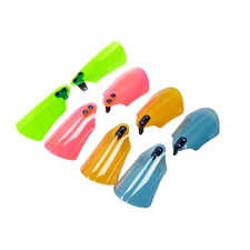 Colorful PMMA Acrylic Hand Grips Guard Air Deflector on Rear Mirrors Fits Harley