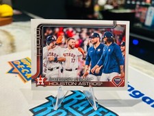 2025 Topps Series 1 Celebration #76 Houston Astros 