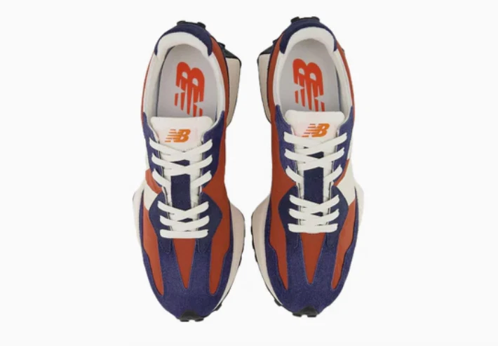 Sz 4 - New Balance 327 'Indigo Brown' MS327CV - Image 4 of 4