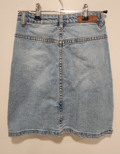 Molo Girls Size 10 Wash Denim Button Down Skirt Originally $69 - Picture 2 of 6
