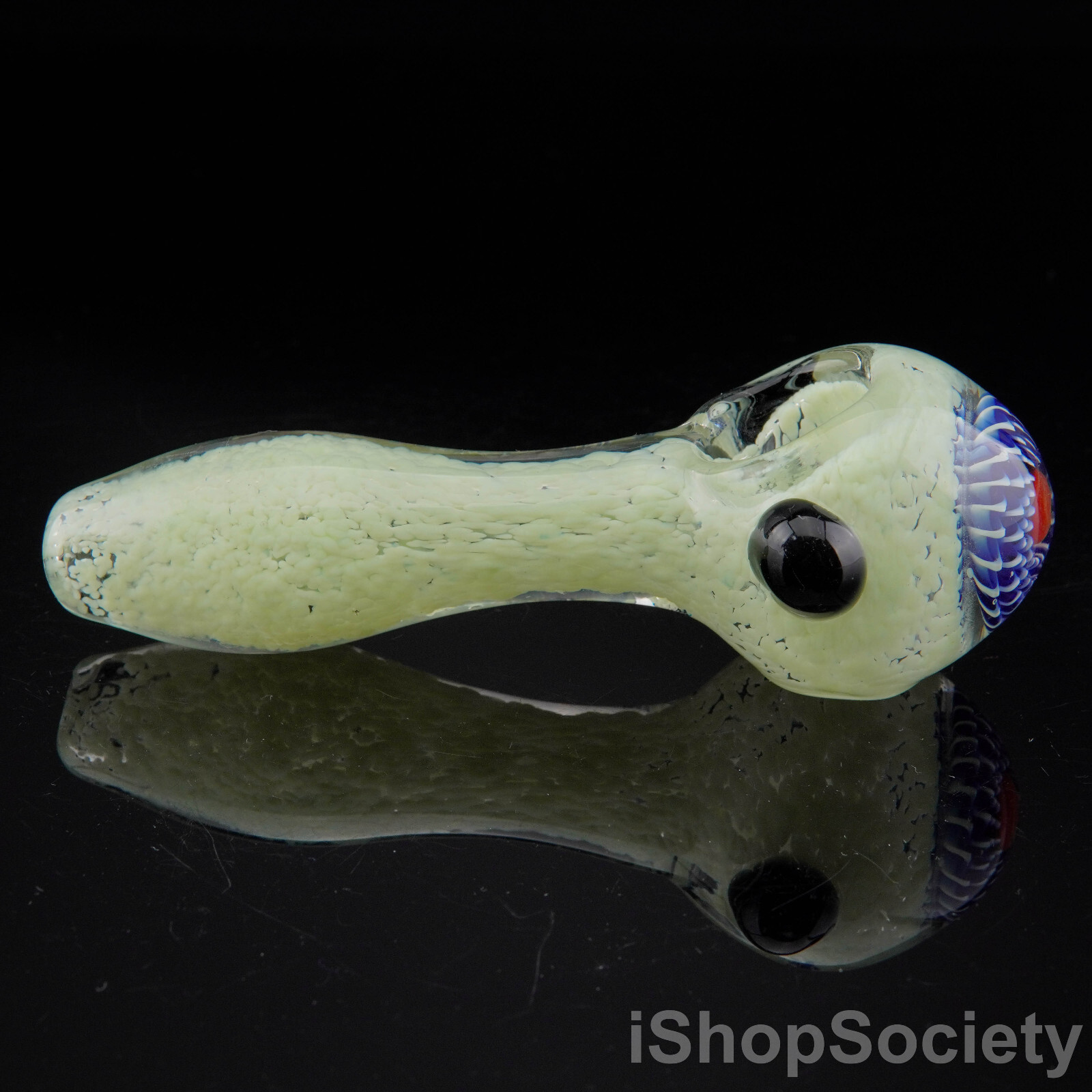 5" Slime Colored Frit Tobacco Smoking Pipe Thick Collectible Glass Pipes - P768D