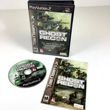 Tom Clancy's Ghost Recon PS2 PlayStation 2  * Complete CIB w/ Game, Manual, Case