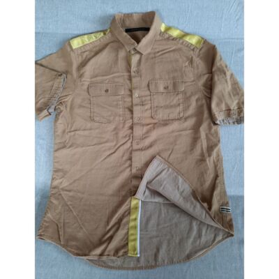 Sean John Men 2XL Knit Western Camp Stretch Button Shirt ShortSleeve AviatorEdge
