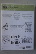 Stampin Up Christmas Messages 131793 Christmas Cheer Deck the Halls