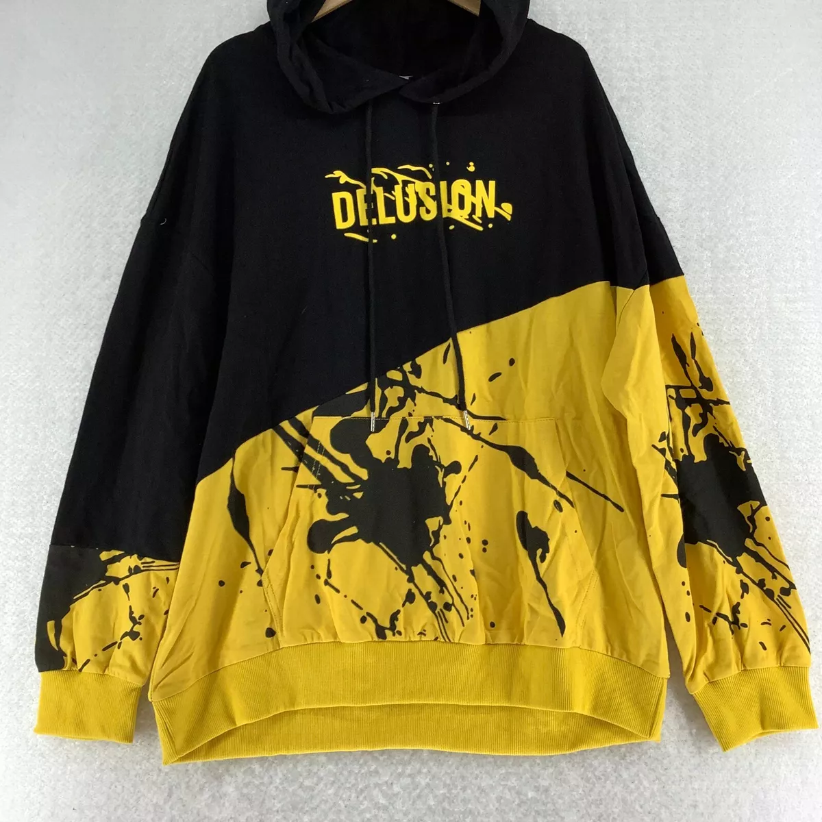 Hoodie clearance black yellow