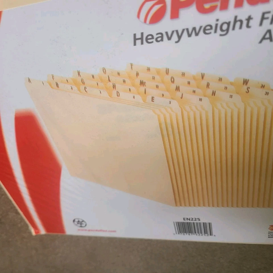 Pendaflex Heveyweight File Guides Alphabetic 1/5 Tab Made In Mexico - Image 2 of 4