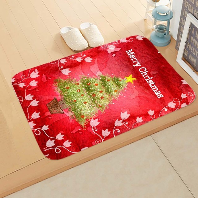 40 60cm Christmas Doormat Floor Rug Bathroom Anti Slip Mat Carpet Home Decor For Sale Online