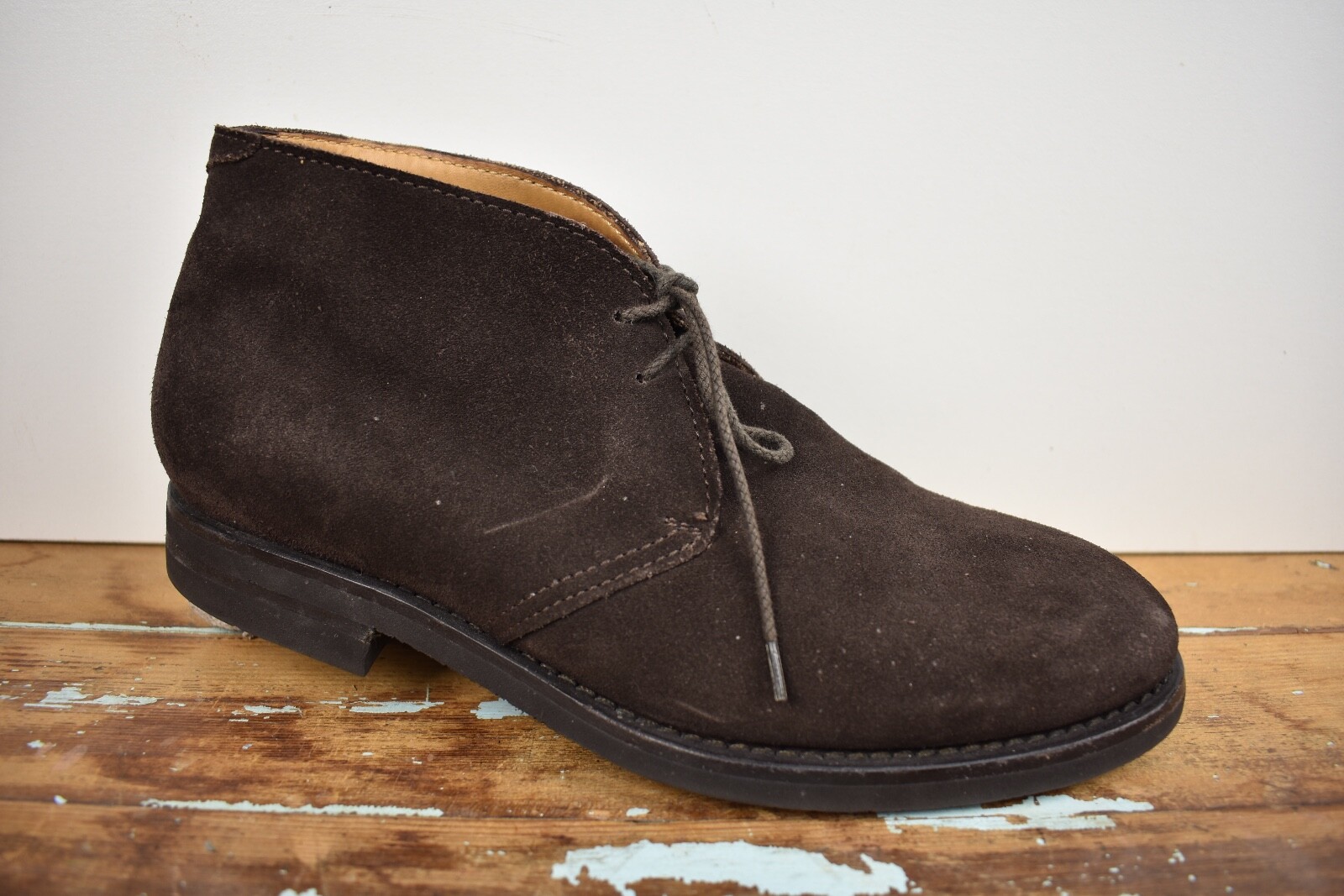 Brunello Cucinelli Solid Brown Suede Plain Toe Ch… - image 1