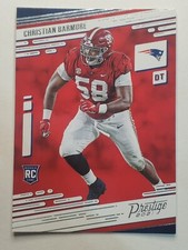 2021 Prestige #251 Christian Barmore RC!!! ~ New England Patriots ROOKIE!!!