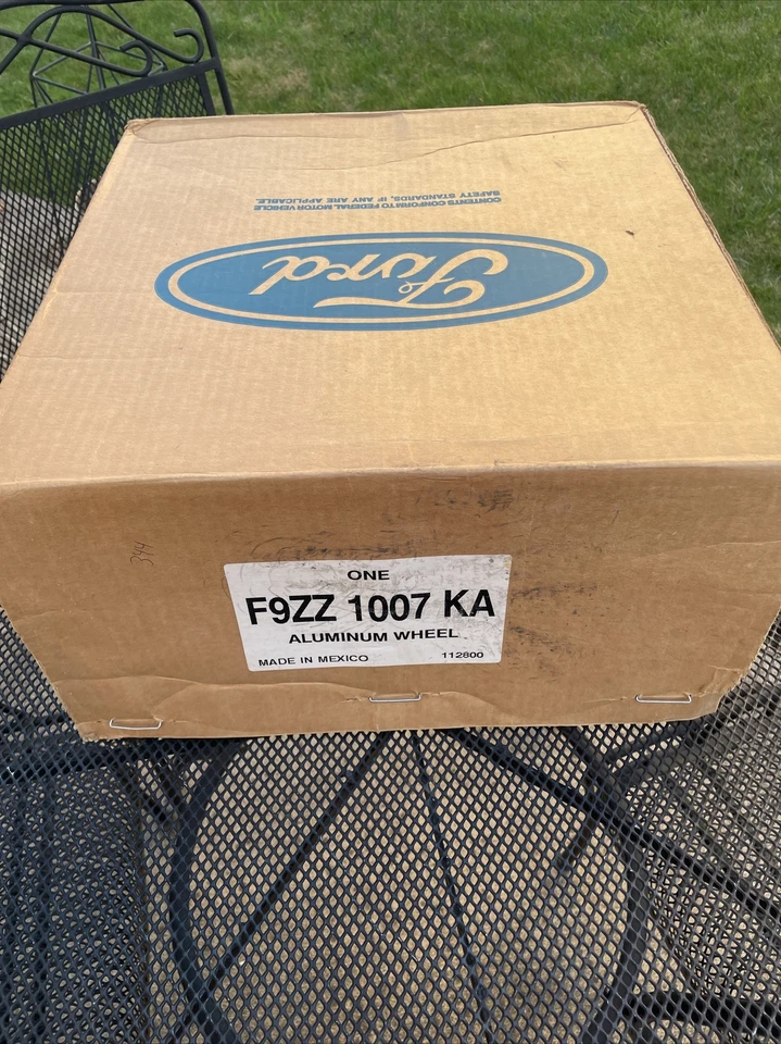 Roda de alumínio Ford Mustang 15” F9zz1007ka fabricante de equipamento original 15x7 aro NOS 1999 2000 2001 - Imagem 2 de 4