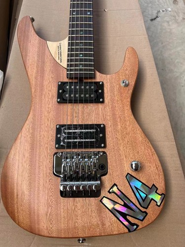 Guitarra Eléctrica N4 Nuno Bettencourt Pastilla Doble Hoja Abulón Incrustación de Puntos FR Bridge - Imagen 2 de 6