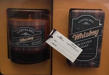 New Castelbel Men’s Whiskey-Scented Soap & Candle Gift Boxed Set