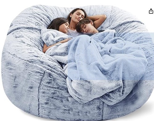 Big Huge Giant Bean Bag Chair for Adults, (No Filler) Bean Bag Chairs in Multipl