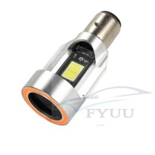 Angel eyes COB Motorcycle Headlight Bulbs LED Head Lamp Fog Light 40W 4000LM