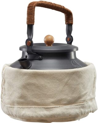 Nordisk Outdoor Aluminum Kettle 1.3L Charcoal Color Yakan [Japan Genuine] 127010