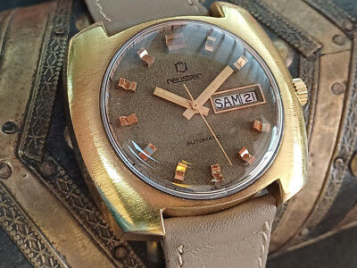 Schweizer Automatik Herrenuhr REUSSER plOR Day-Date AS 1866 - überholt Garantie